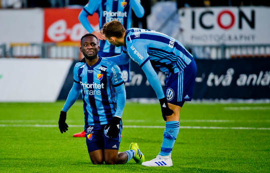 Djurgårdens Mohamed Buya Turay deppar