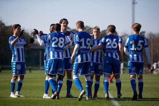 IFK Göteborgs Alhassan Yusuf Abdullahi jublar med