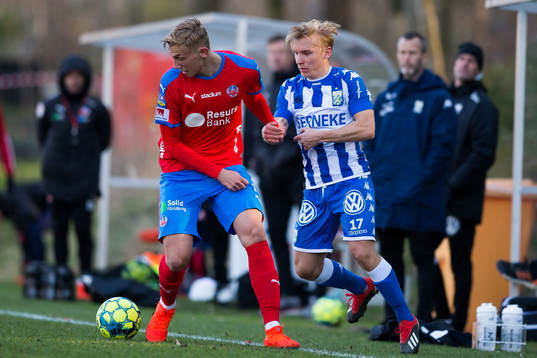 Helsingborgs Jakob Voelkerling Persson och IFK Göteborgs