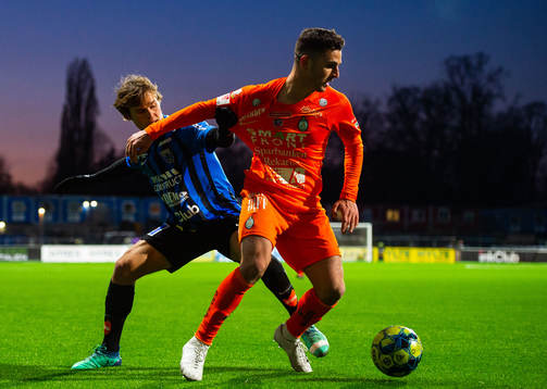 AFC Eskilstunas Kadir Hodzic och Sirius Sam Lundholm