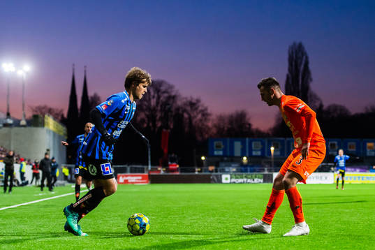 AFC Eskilstunas Kadir Hodzic och Sirius Sam Lundholm
