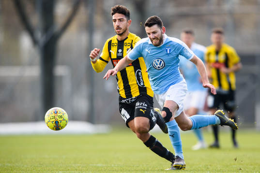 Häckens Daleho Irandust och Malmö FFs Erdal Rakip