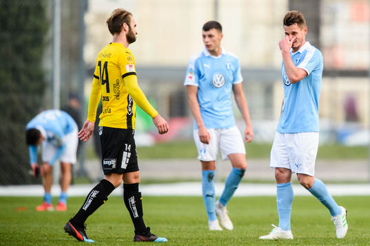 Malmö FFs Markus Rosenberg deppar