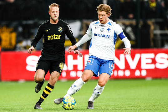 s Daniel Sundgren och IFK Norrköpings Alexander Fransson