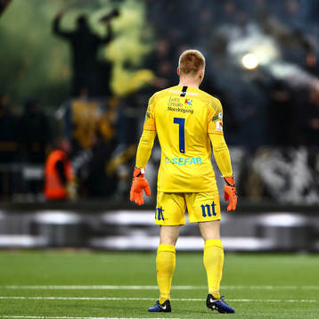 IFK Norrköpings målvakt Isak Pettersson