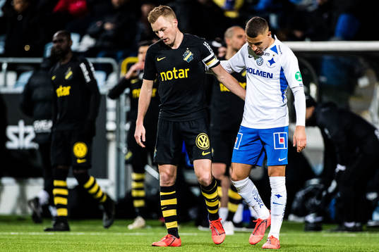 s Sebastian Larsson och IFK Norrköpings Jordan Larsson