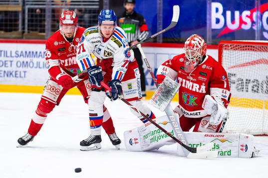 Timrås Hampus Larsson och Oskarshamns Filip Sveningsson