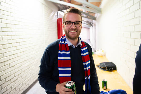 Oskarshamns Martin Åkerman jublar