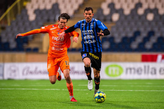 AFC Eskilstunas Wilhelm Loeper och Sirius Robert Åhman