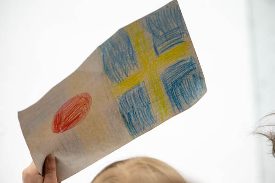 Flag from children