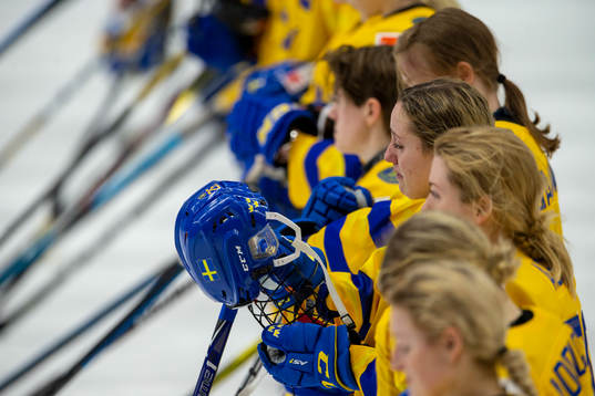 Disappointed Swedish players