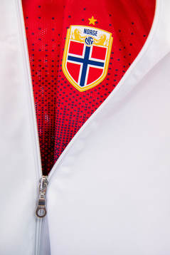 A Norway kit in the dressing room