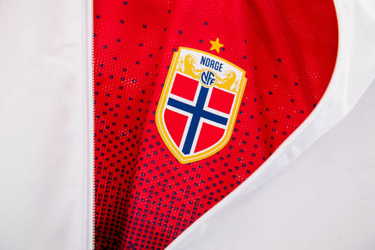 A Norway kit in the dressing room