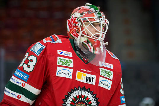 Frölundas målvakt Johan Mattsson