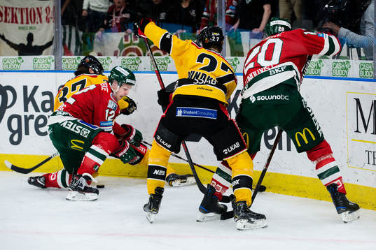 Luleås Isac Lundeström och Nils Lundkvist och Frölundas