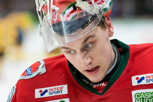 Frölundas målvakt Johan Mattsson