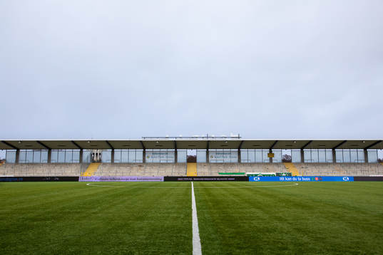 Solid Park Arena innan fotbollsmatchen i Superettan mellan