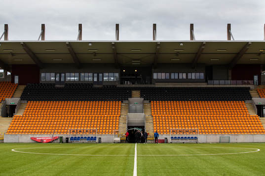 Solid Park Arena innan fotbollsmatchen i Superettan mellan