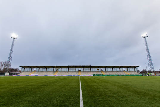Solid Park Arena innan fotbollsmatchen i Superettan mellan