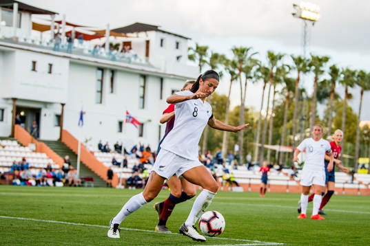 Abby Erceg of New Zealand