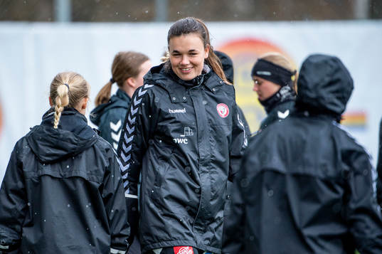 Fotbollsspelaren Anna Welin
