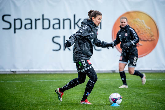 Fotbollsspelaren Anna Welin