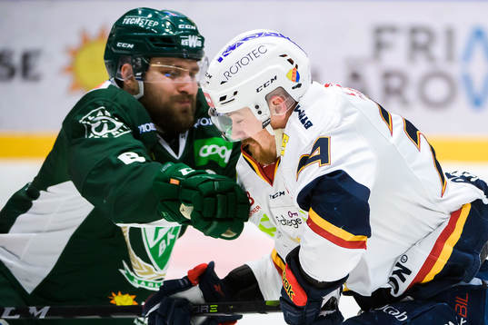 Färjestads Mikael Wikstrand och Djurgårdens Daniel Brodin