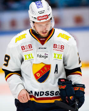 Djurgårdens Sebastian Strandberg deppar