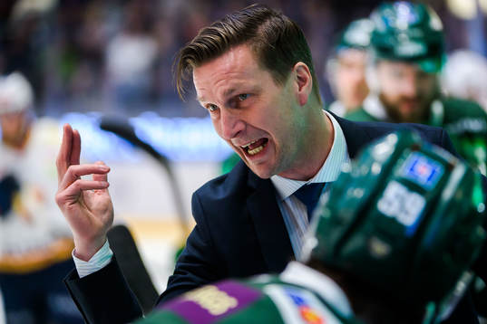 Färjestads tränare Johan Pennerborn