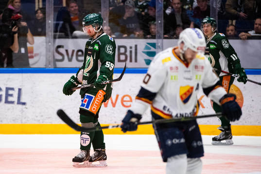 Färjestads Linus Johansson deppar