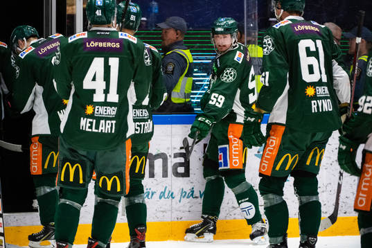 Färjestads Linus Johansson deppar