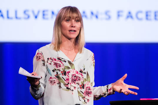 Konferencier Johanna Frisk