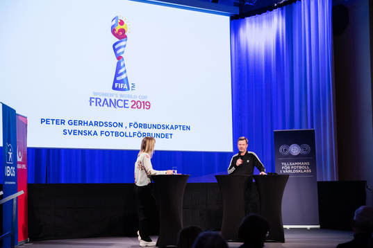Sveriges förbundskapten Peter Gerhardsson