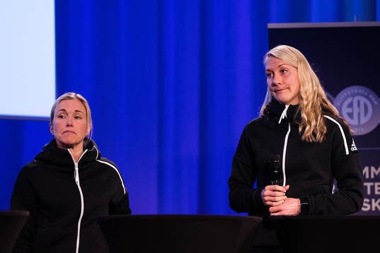 Domarna Sara Persson och Tess Olofsson