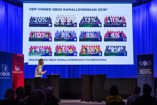 Resultatet av omrösning av vem som vinner damallsvenskan
