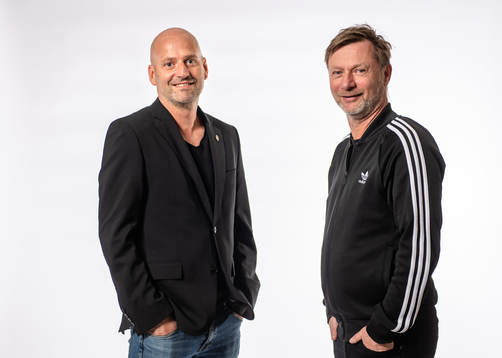 Sveriges assisterande förbundskapten Magnus Wikman och