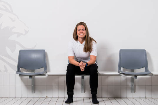 Elise Richardsen, head coach of J15-17, poses for a portrait