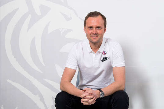 Jan Peder Jalland, head coach of G15-17, poses for a