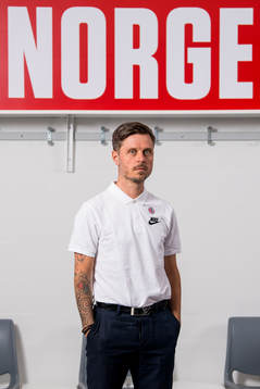 Alexander Straus, U23 head coach of Norway, poses for a