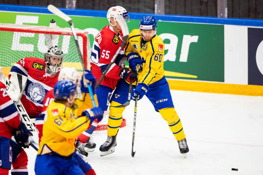 Andreas Klavestad of Norway and Ted Brithén of Sweden
