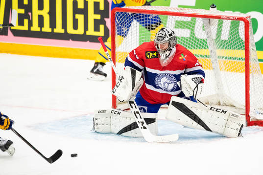 Goalkeeper Henrik Haukeland of Norway