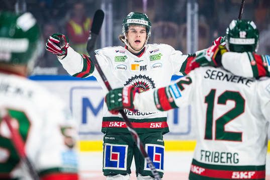 Frölundas Samuel Fagemo jublar