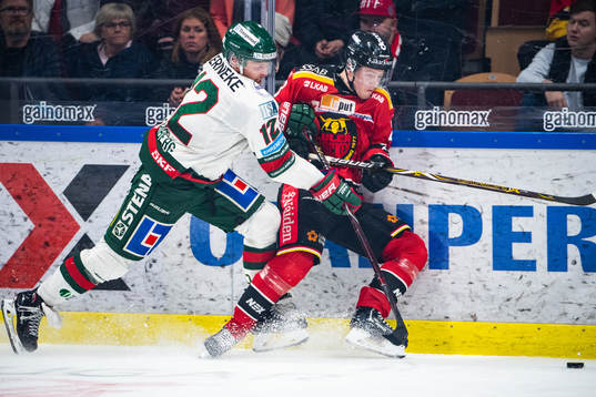 Frölundas Max Friberg och Luleås Jesper Sellgren