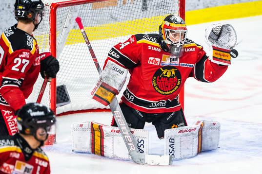 Luleås målvakt Joel Lassinantti