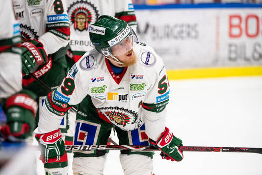 Frölundas Simon Hjalmarsson deppar
