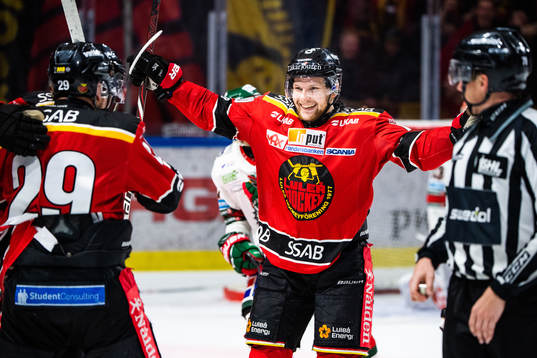 Luleås Einar Emanuelsson jublar