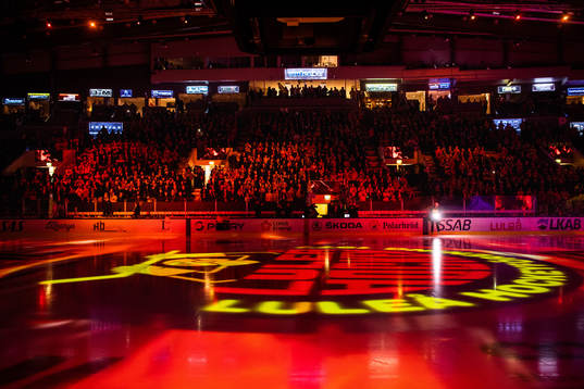 Generell interiör av COOP Norrbotten Arena