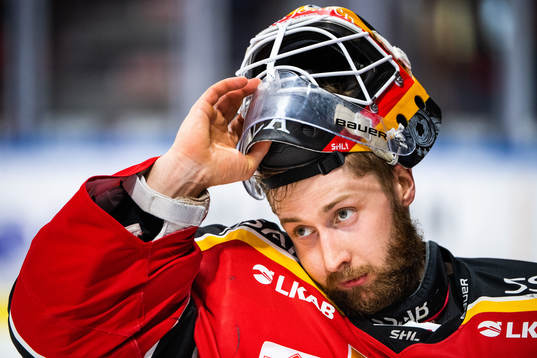 Luleås målvakt Joel Lassinantti