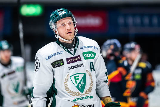 Färjestads Johan Ryno deppar