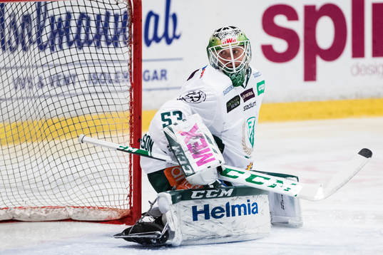 Färjestads målvakt Markus Svensson